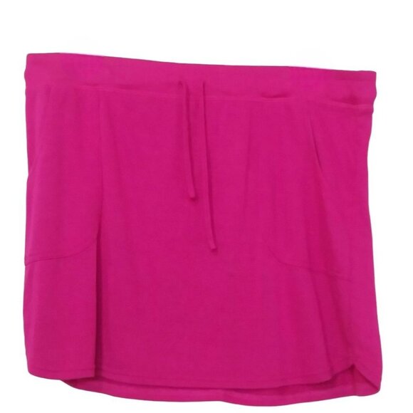Balance Collection Womens Fuchsia Drawstring Waist Skirt With Pockets Size XXL - Picture 2 of 6